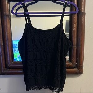 Chic Black Lace Camisole for Women